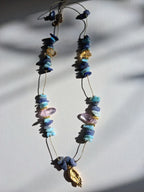 Collier signature main larimar (court)