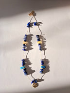 Collier signature scarabée (court)