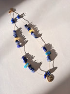 Collier signature scarabée (court)