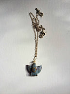 Collier aigle en rubis zoisite