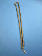 Collier chaîne palmier et poisson