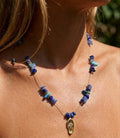 Collier signature tanzanite/lapis lazuli