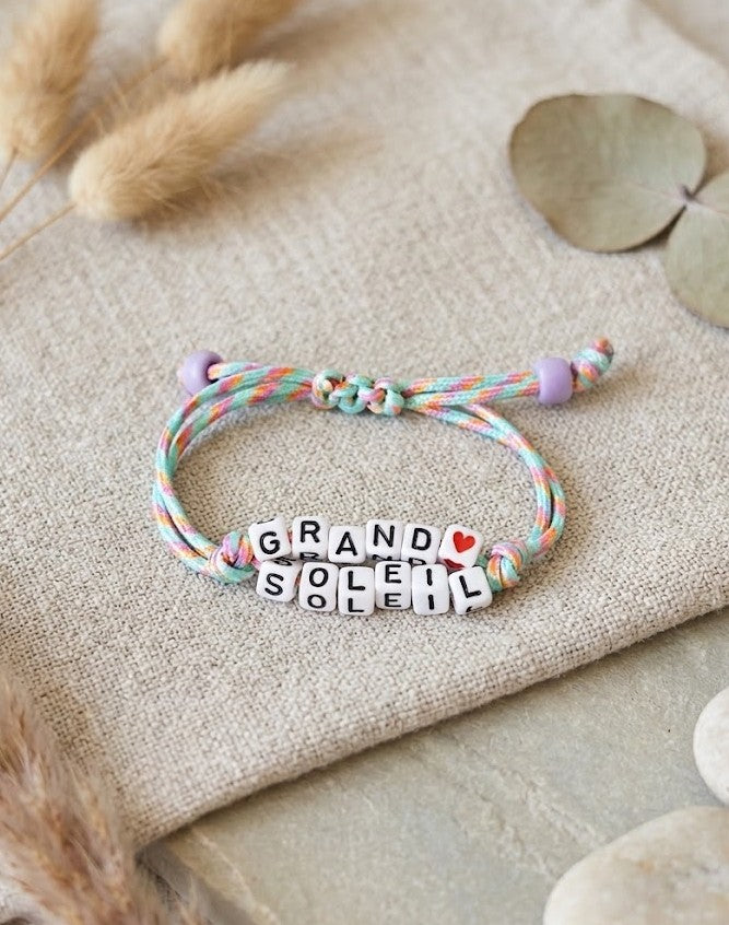 Bracelet double brins à personnaliser