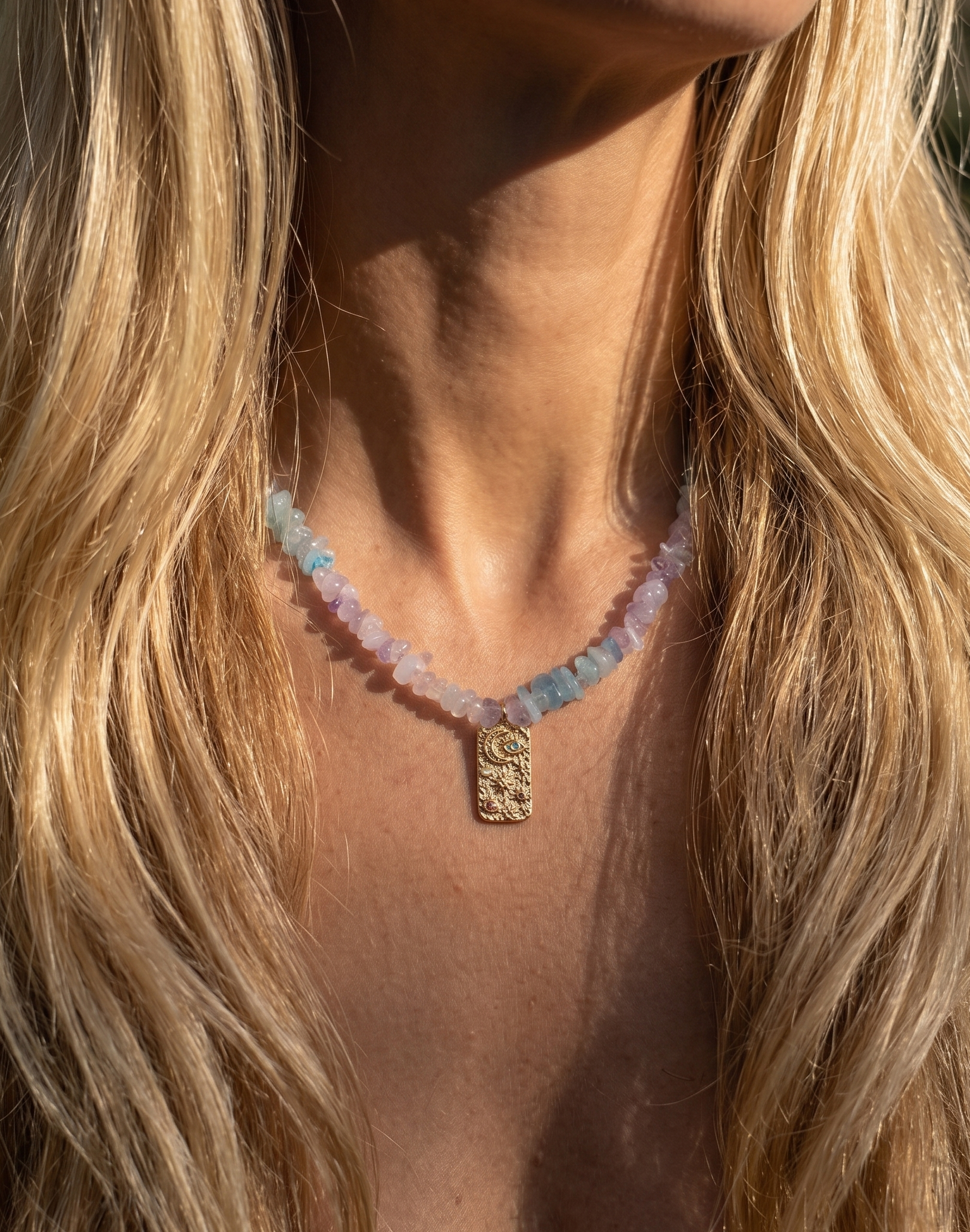 Collier pendentif astro