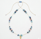 Collier signature Tanzanite/aigue marine