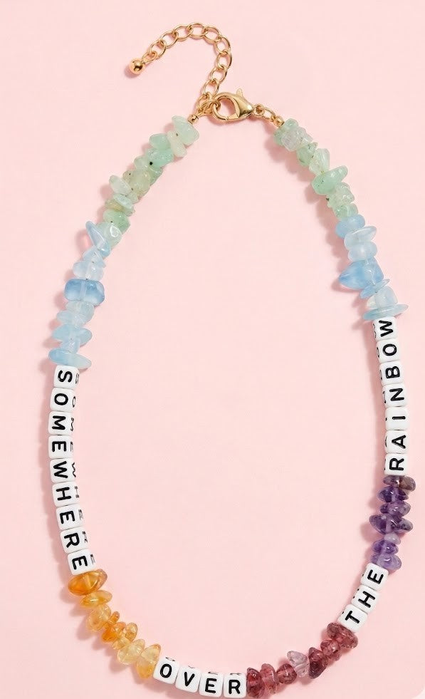 Collier "Over the rainbow"