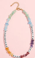Collier "Over the rainbow"